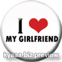 I Love My Girlfriend - Weiß