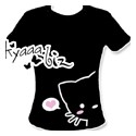 Cat with Heart - Black