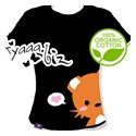 Organic - Fox With Heart - Black